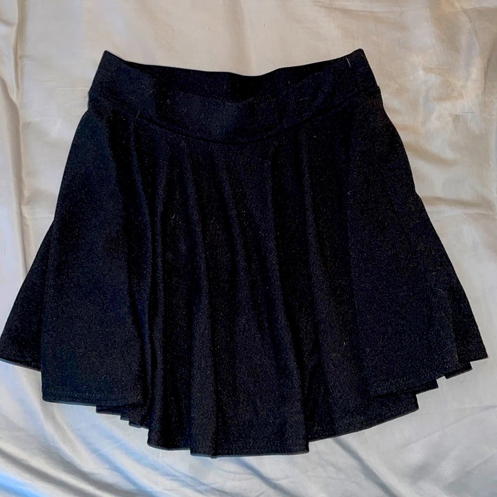 Black flowy skirt